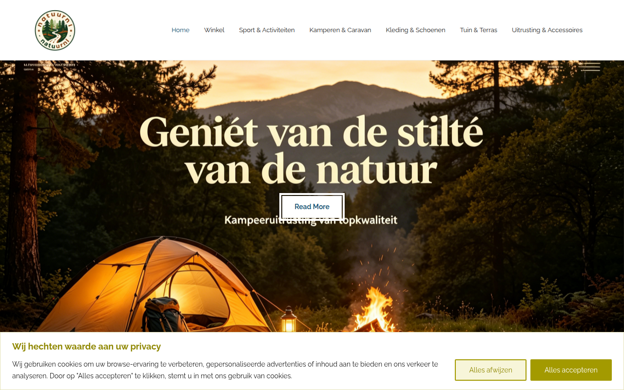 Screenshot van natuurnl.com