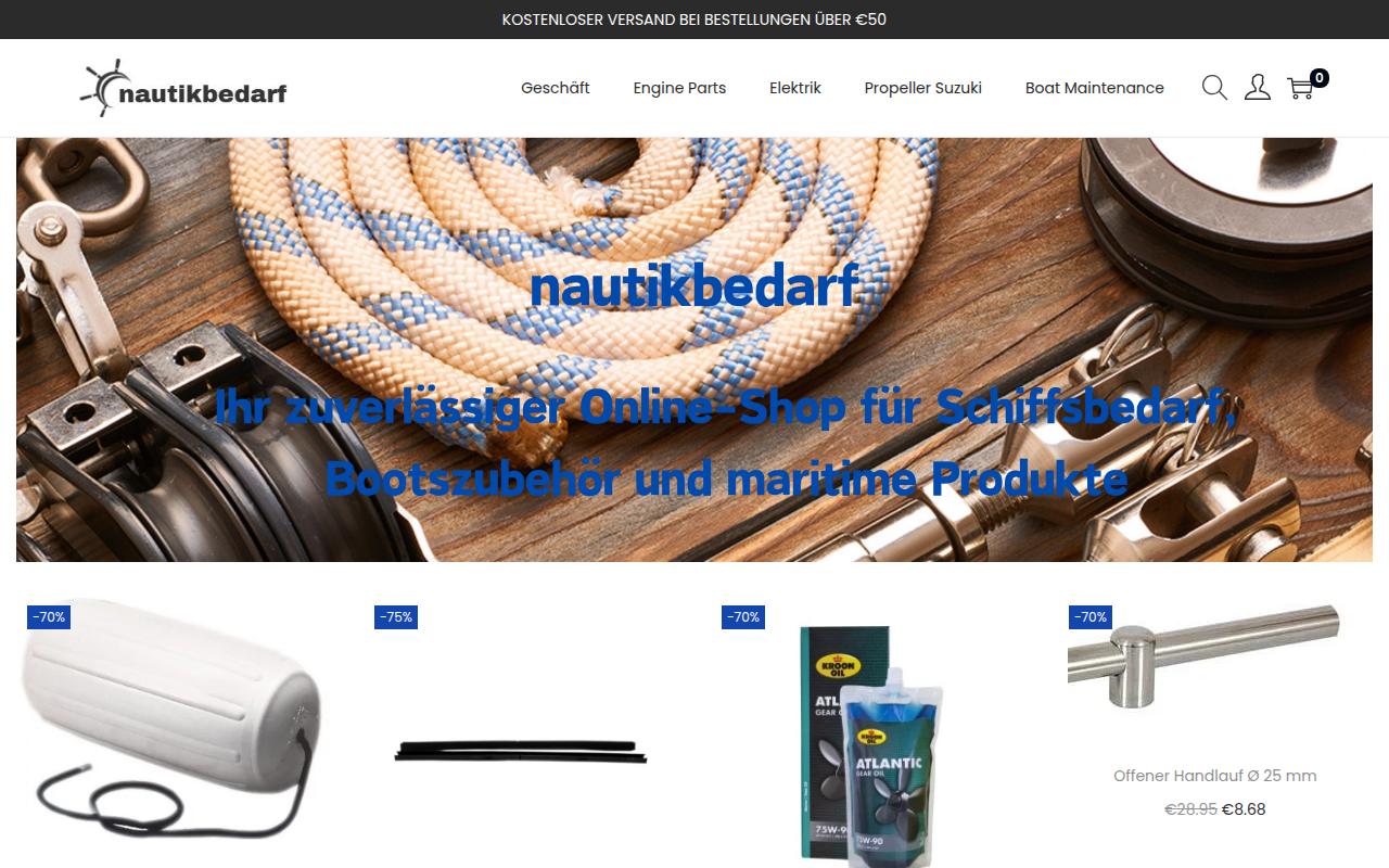 Screenshot van nautikbedarf.com