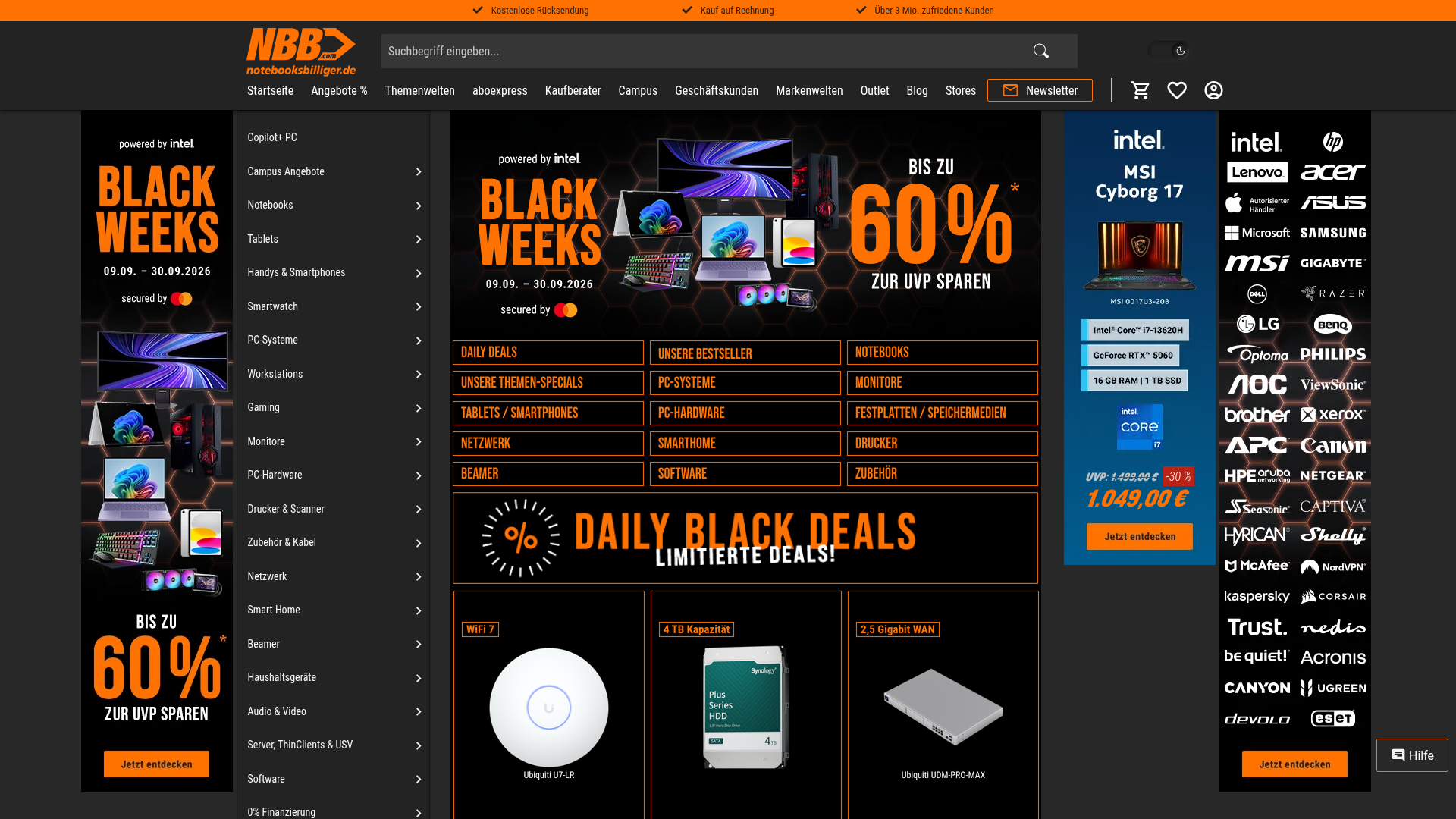 Screenshot van nbb.com