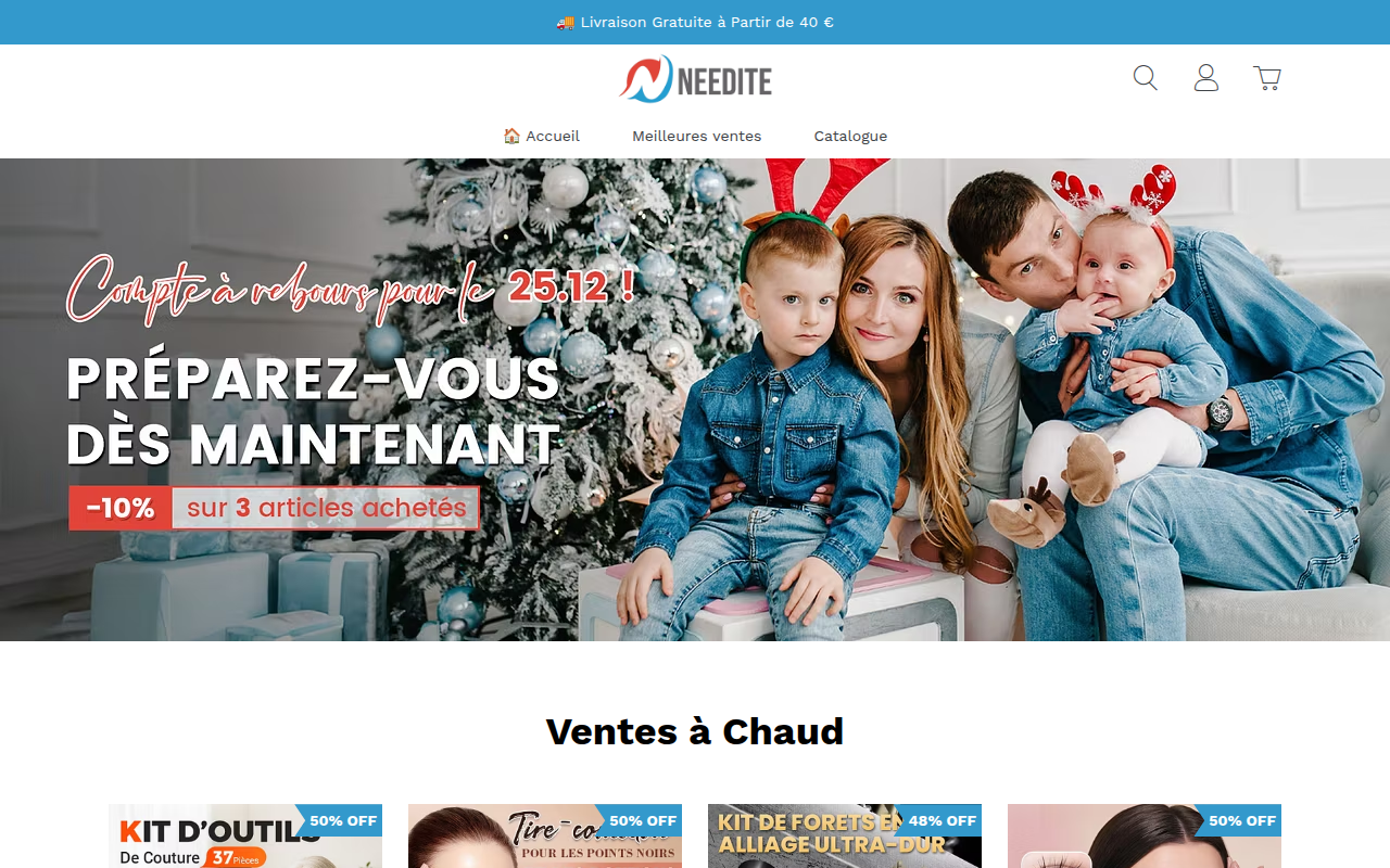 Screenshot van needite.com