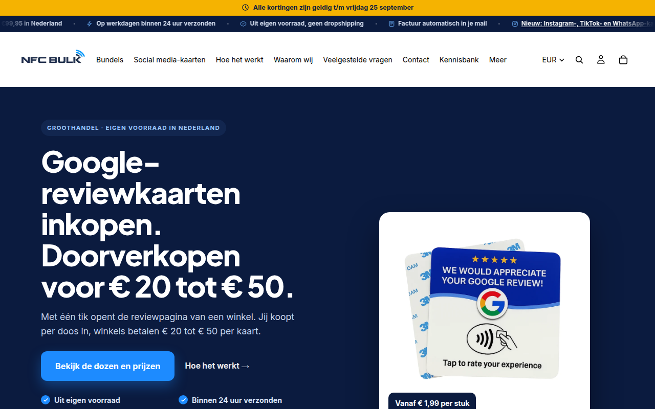 Screenshot van nfcbulk.com