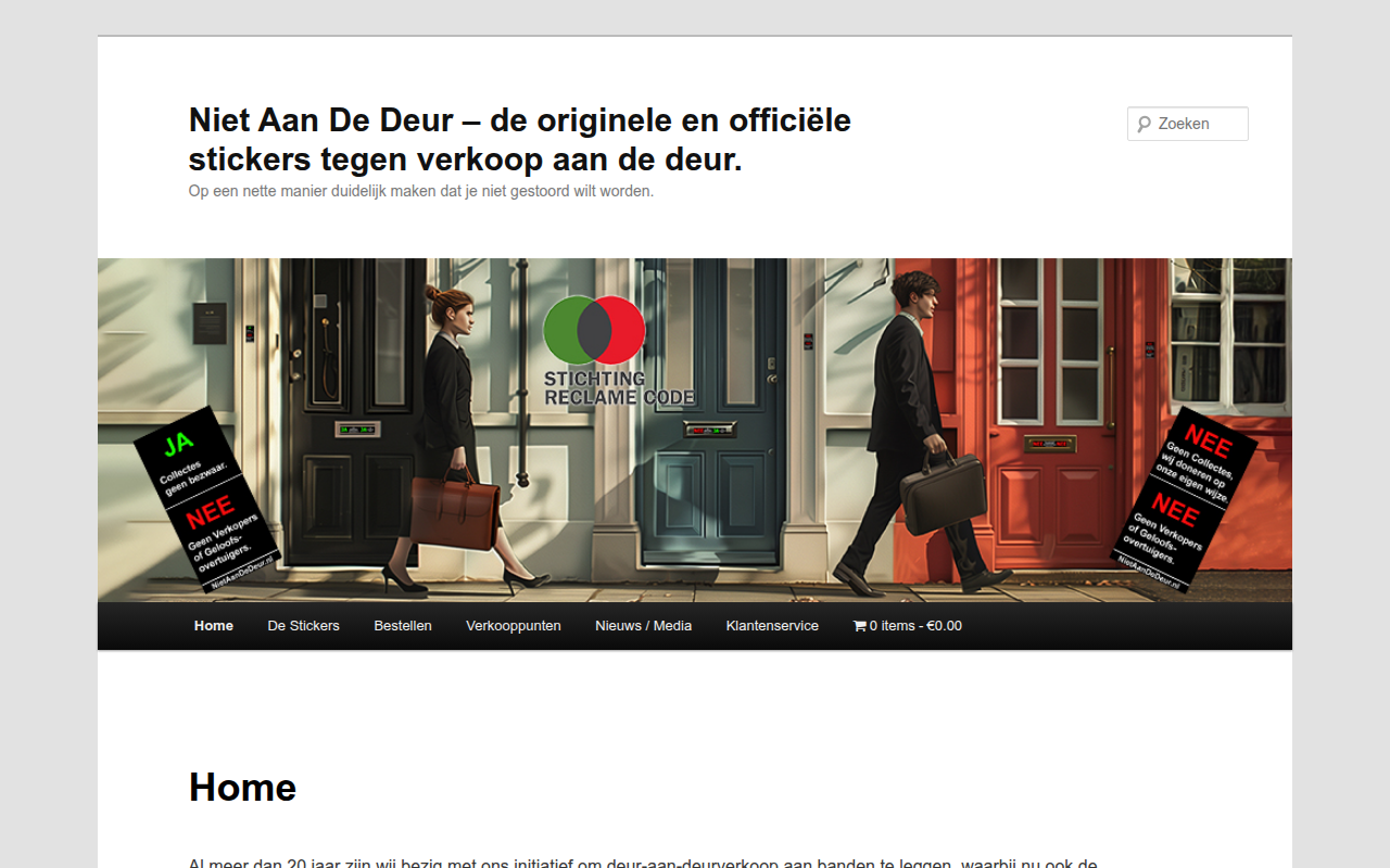 Screenshot van Nietaandedeur