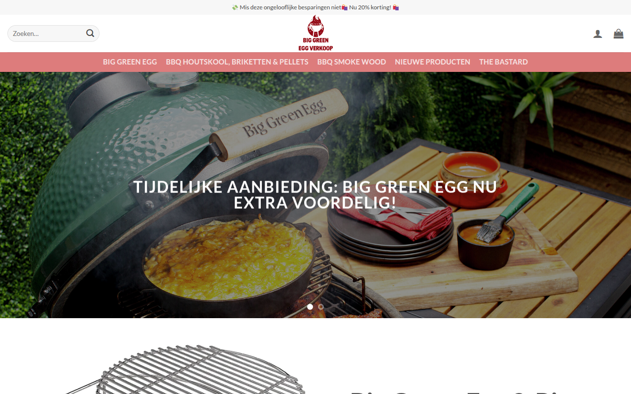 Screenshot van nieuwebbq.com