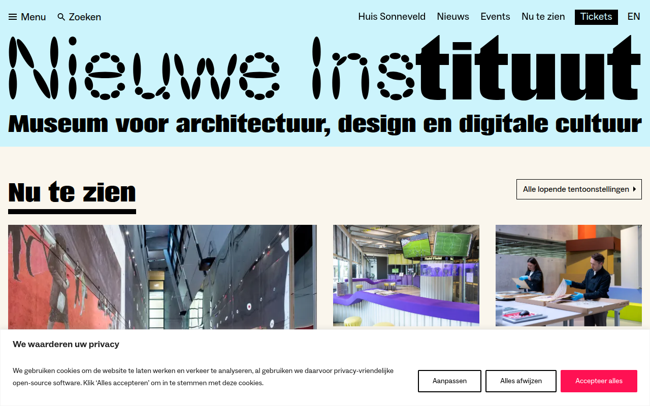 Screenshot van nieuweinstituut.nl