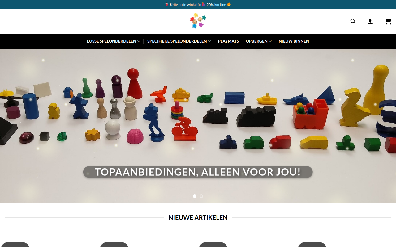 Screenshot van nieuwspelgoed.com