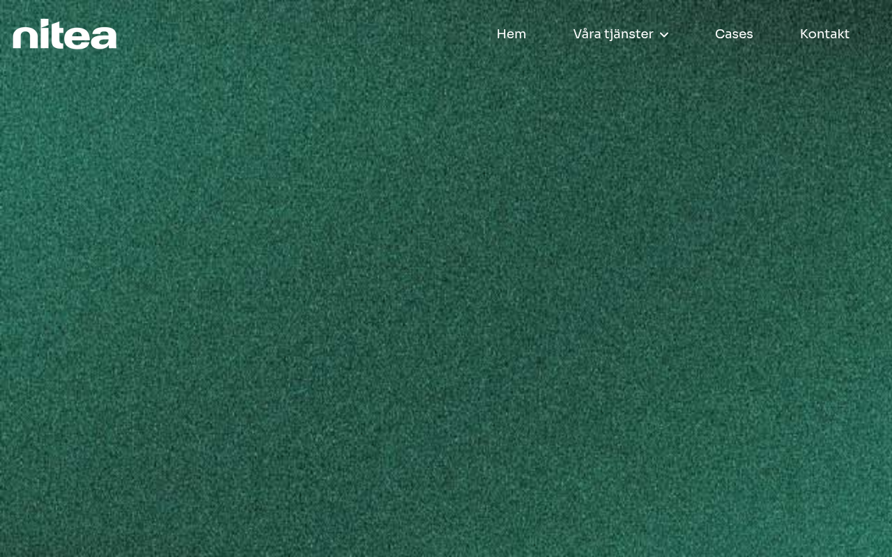 Screenshot van nitea.se
