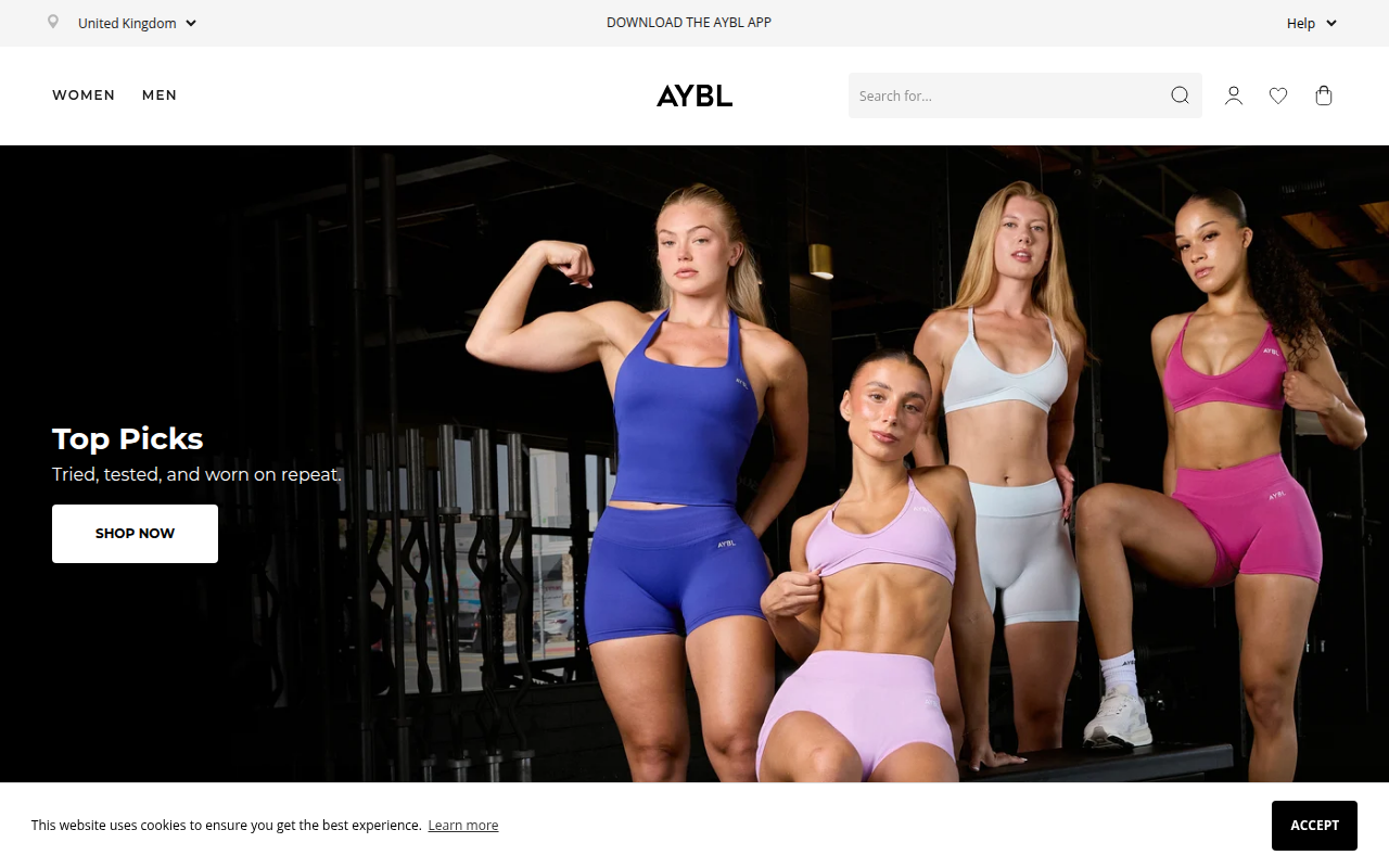 Screenshot van nl.aybl.com