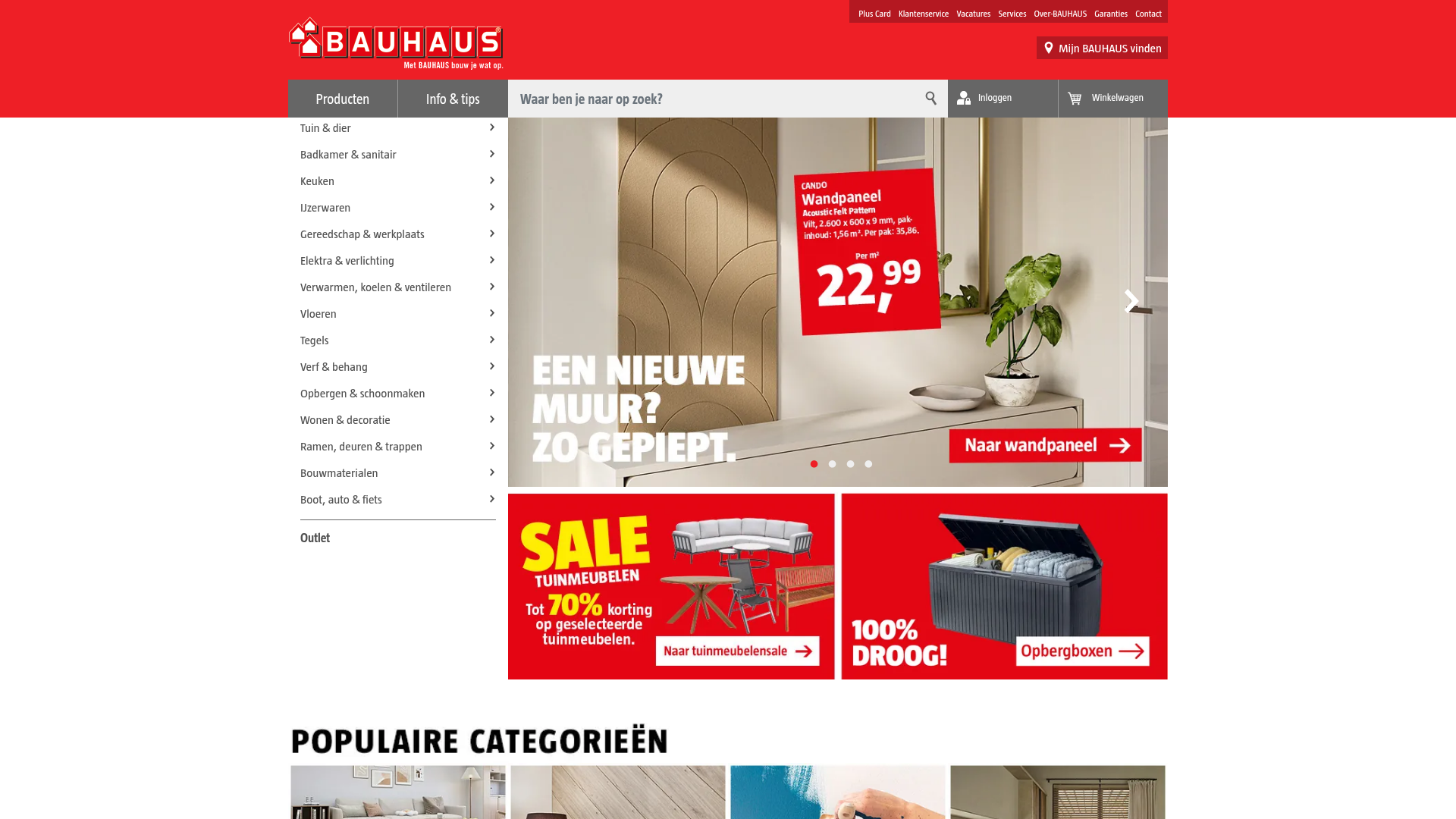 Screenshot van nl.bauhaus