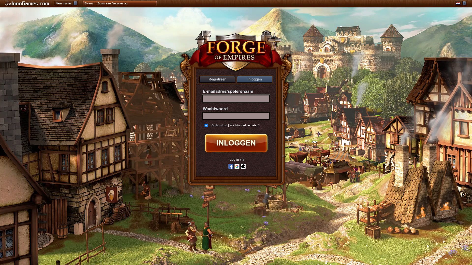 Screenshot van nl.forgeofempires.com