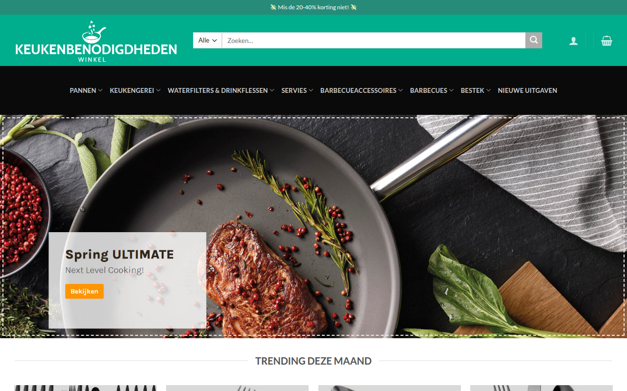 Screenshot van nl-keukenartikelen.com