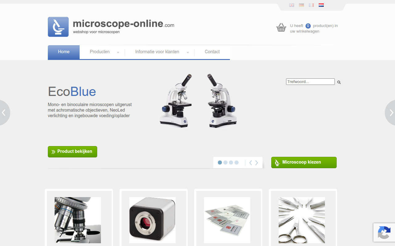 Screenshot van nl.microscope-online.com