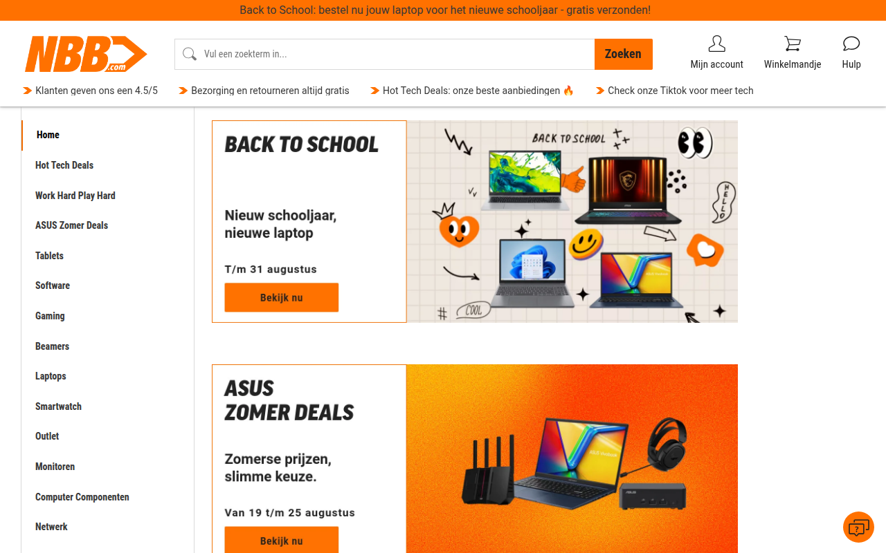 Screenshot van nl.nbb.com