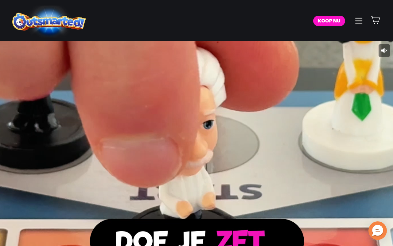 Screenshot van nl.outsmarted.com