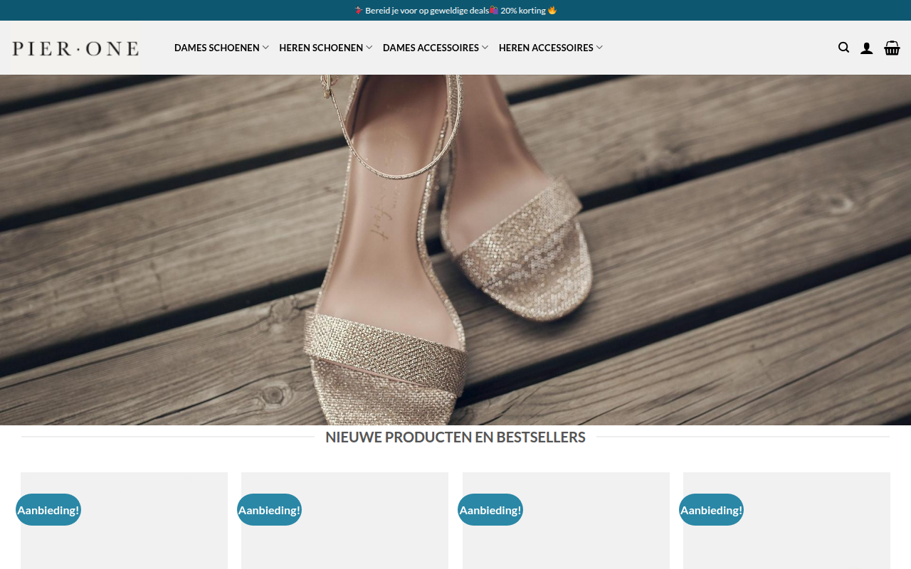 Screenshot van nl-pier-one.com
