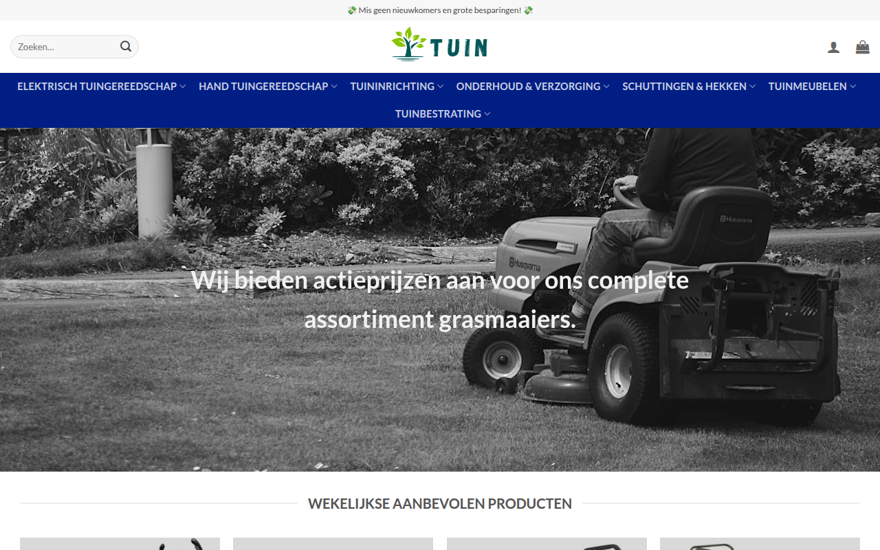 Screenshot van nl-tuingereedschap.com