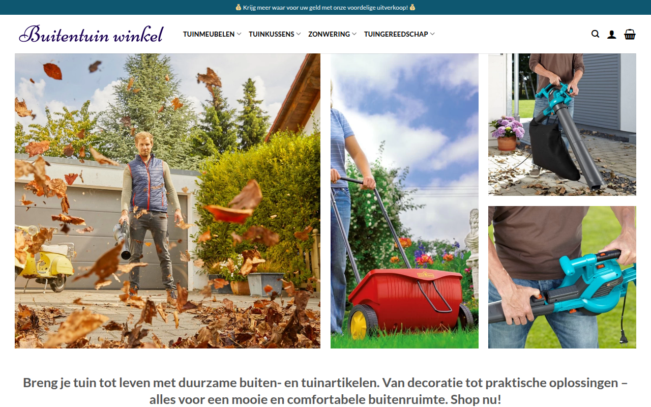 Screenshot van nlbuitentuinafzet.com