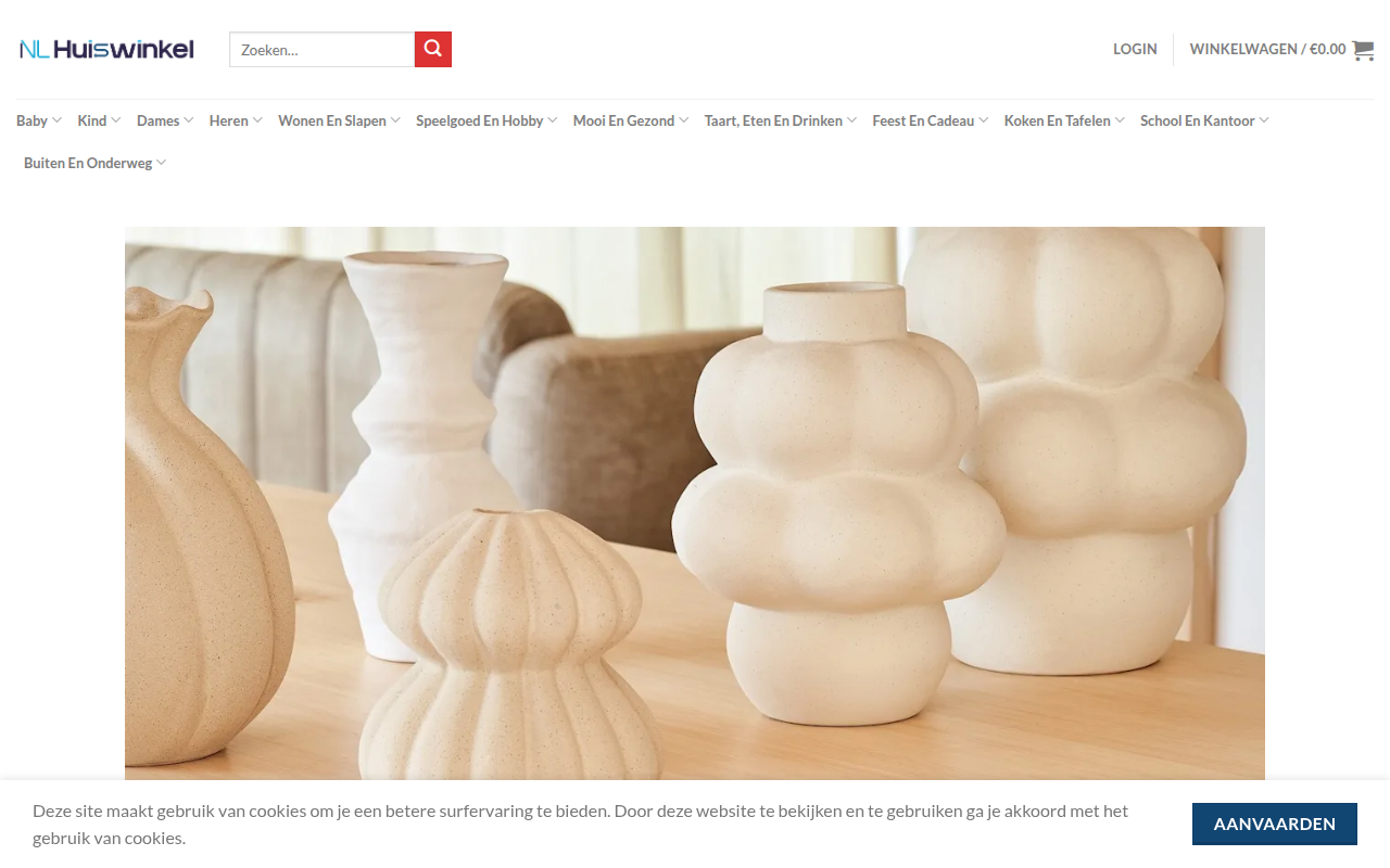 Screenshot van nlhuiswinkel.com