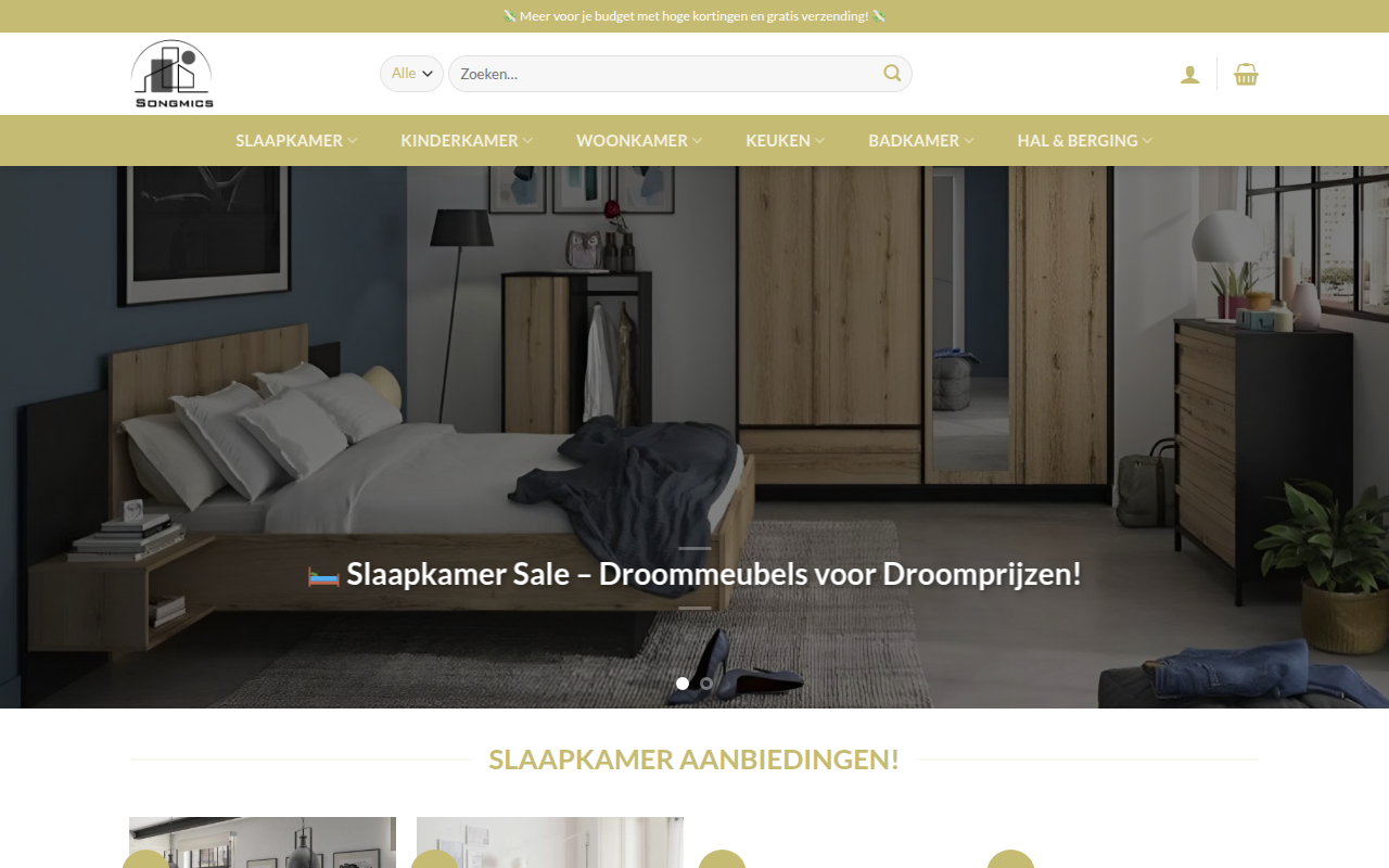 Screenshot van nlmeubeltrends.com
