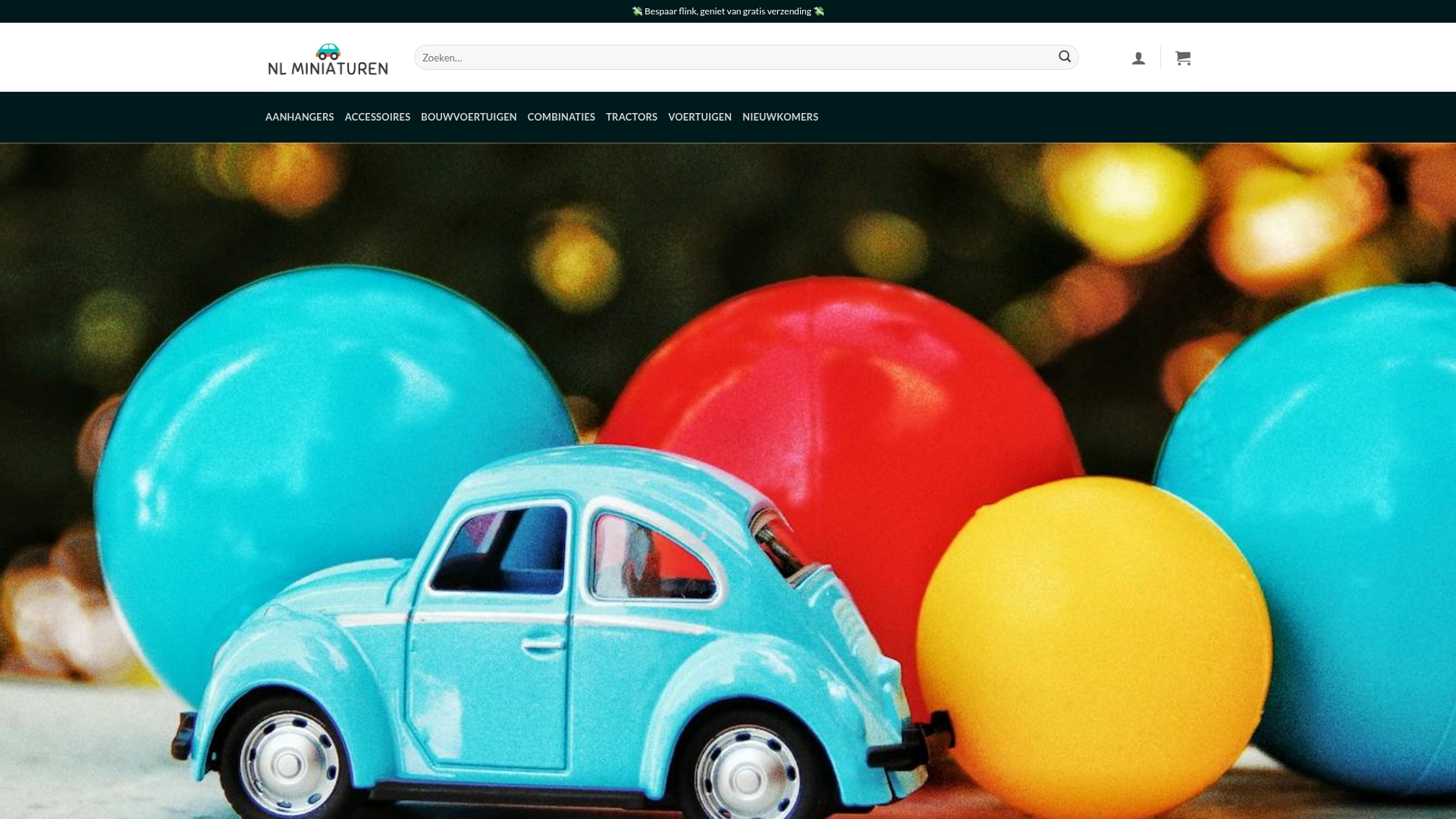 Screenshot van nlminiaturen.com