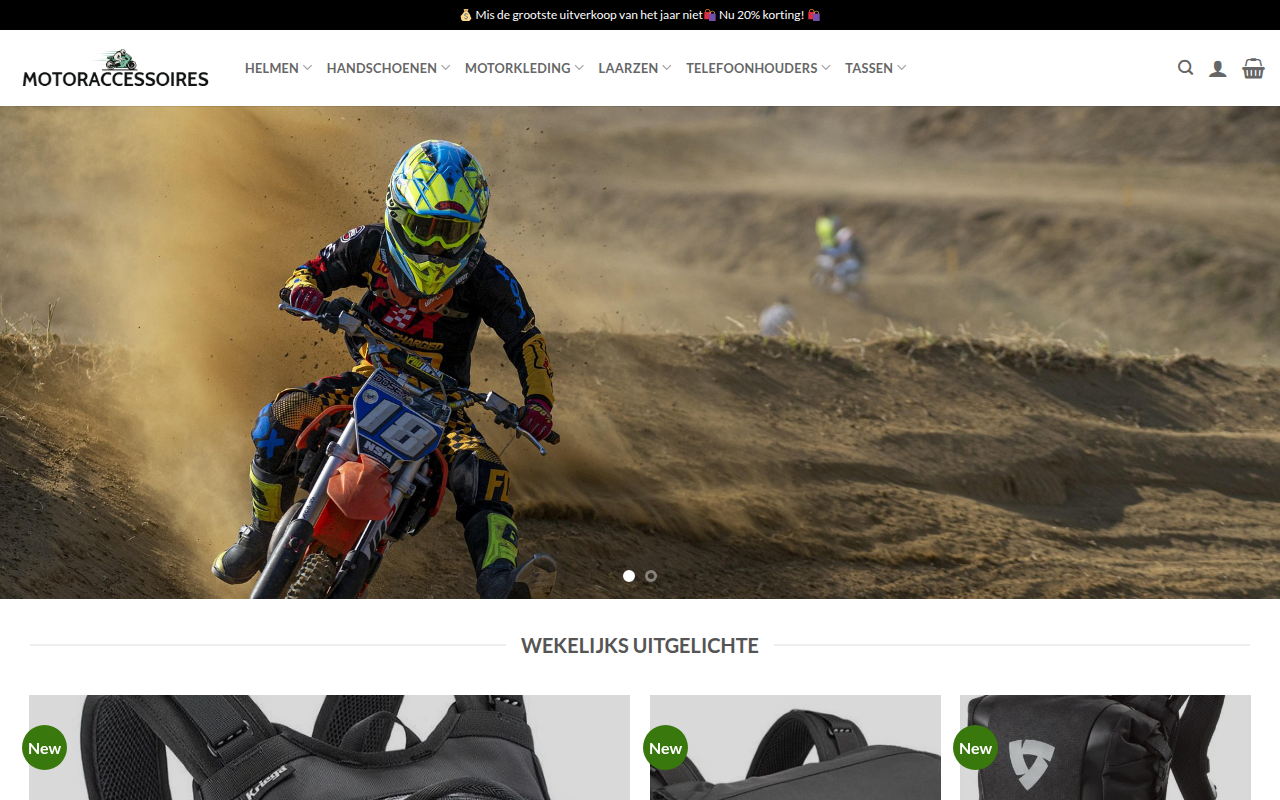 Screenshot van nlmkcmoto.com