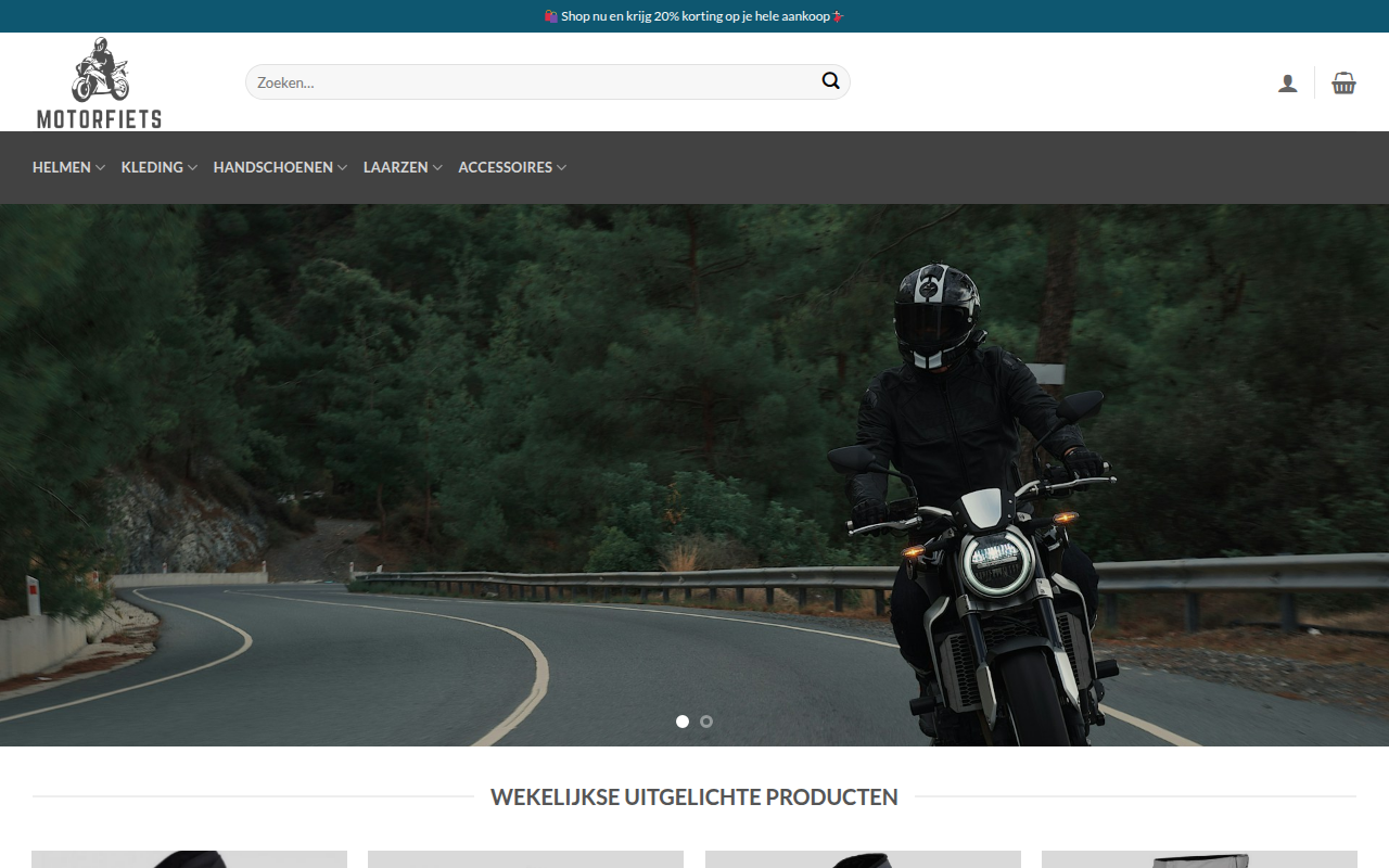 Screenshot van nlmotorwinkel.com