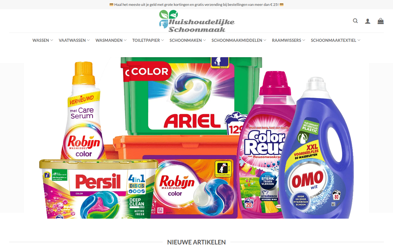 Screenshot van nlschoonmaken.com