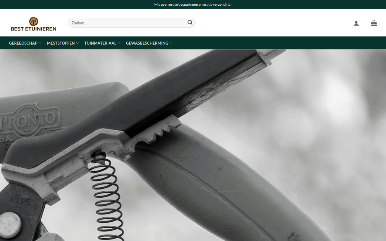 Screenshot van nltuinierenwinkel.com