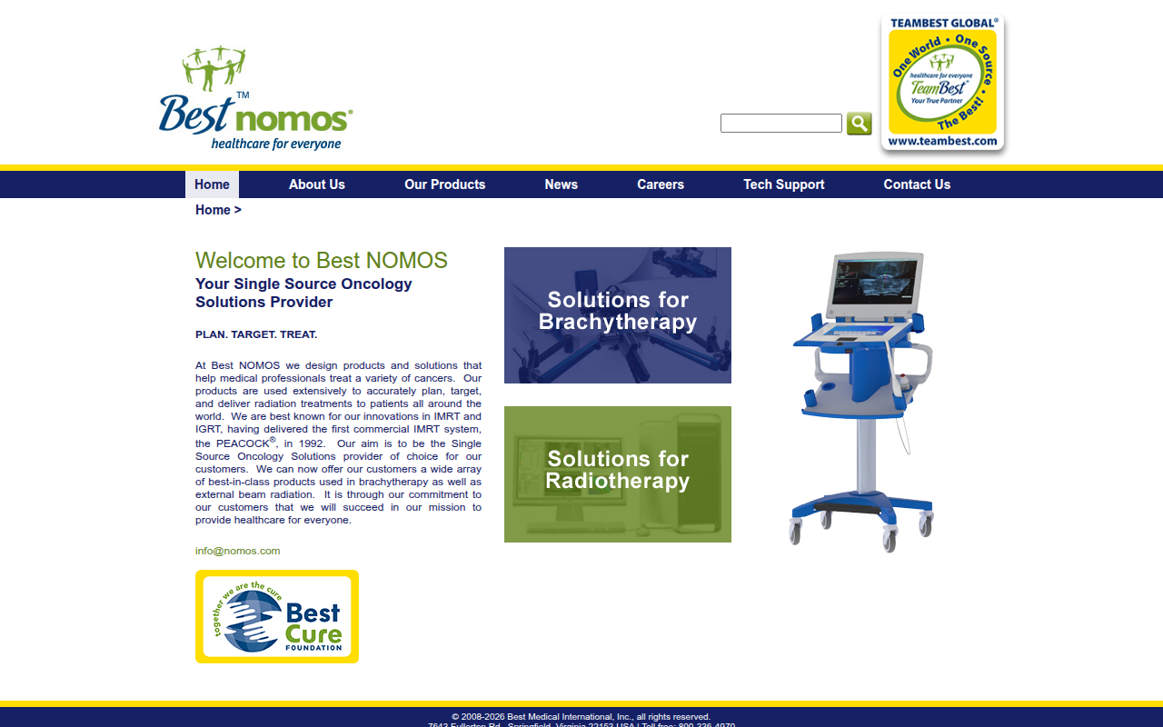 Screenshot van nomos.com