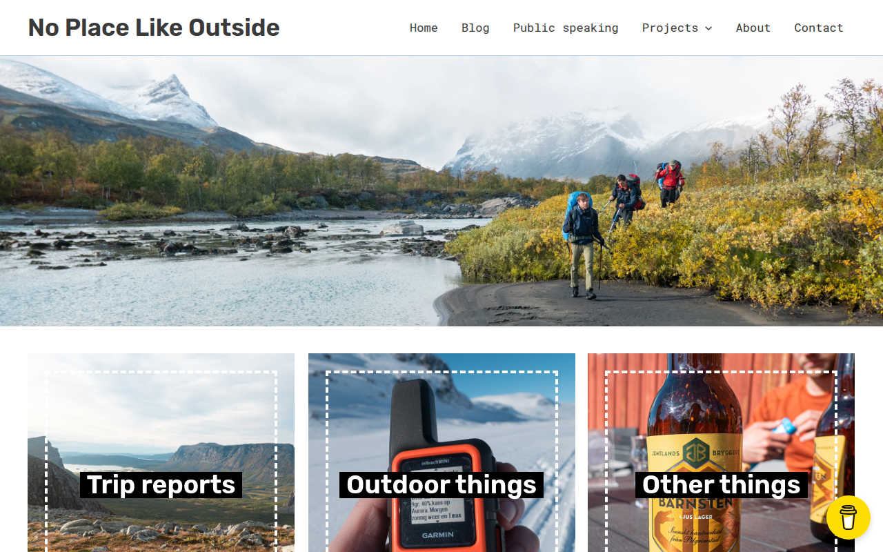 Screenshot van noplacelikeoutside.be