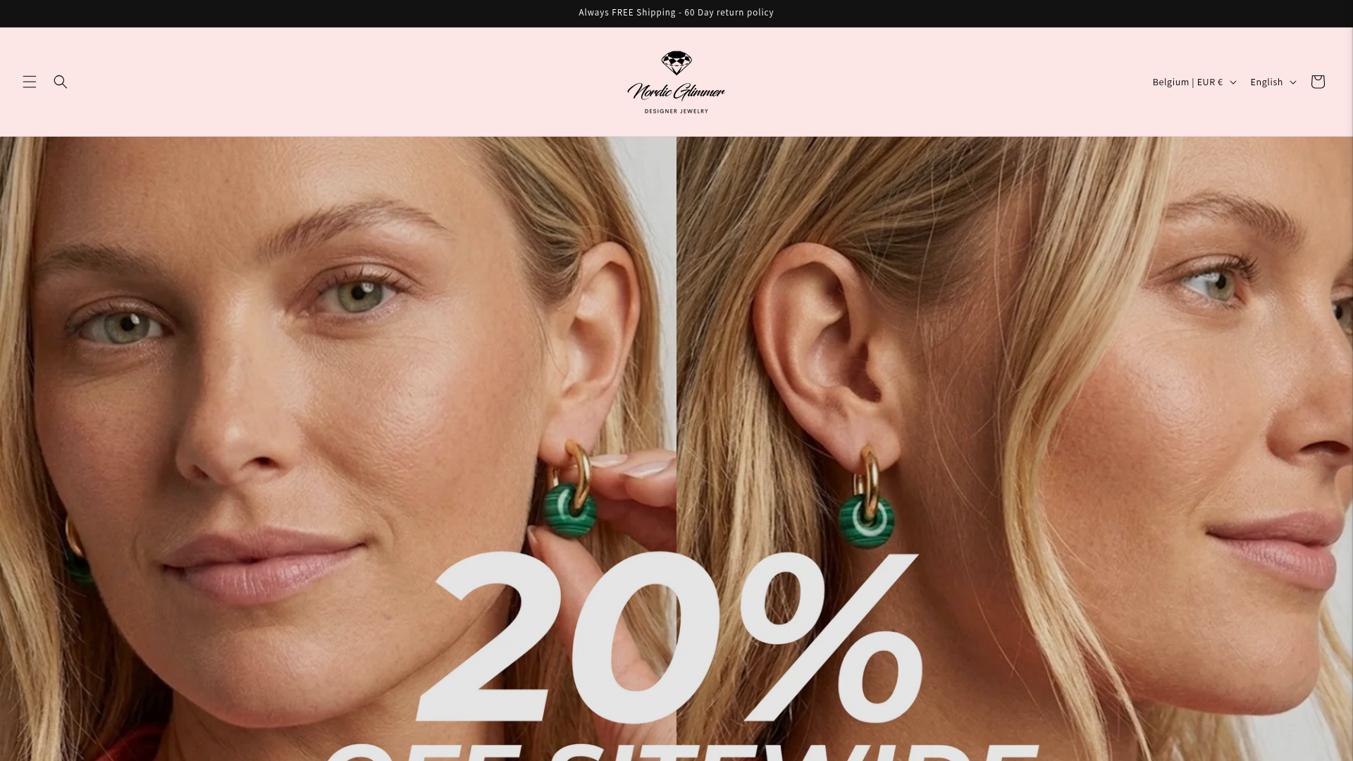 Screenshot van nordicglimmer.com