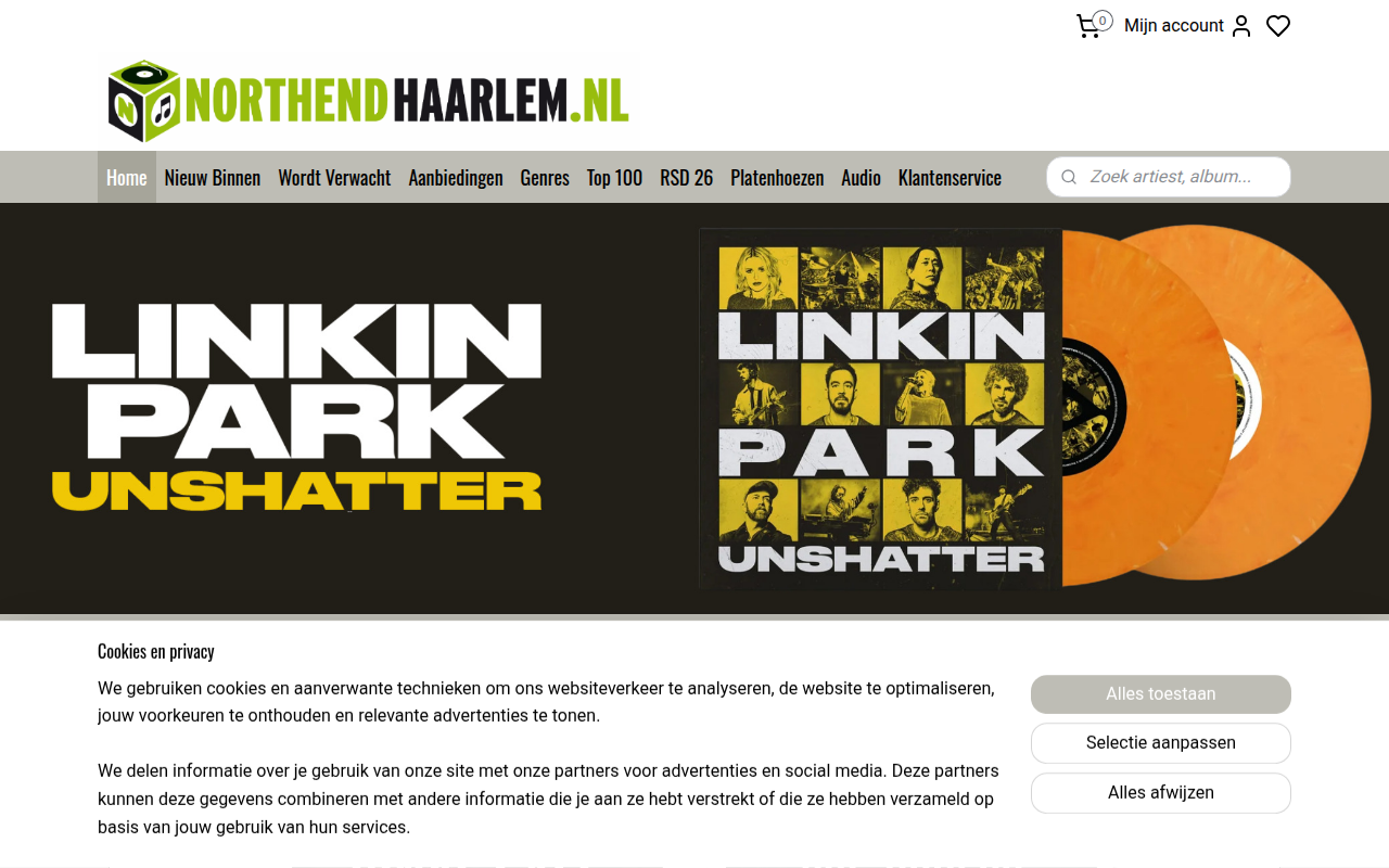 Screenshot van northendhaarlem.nl