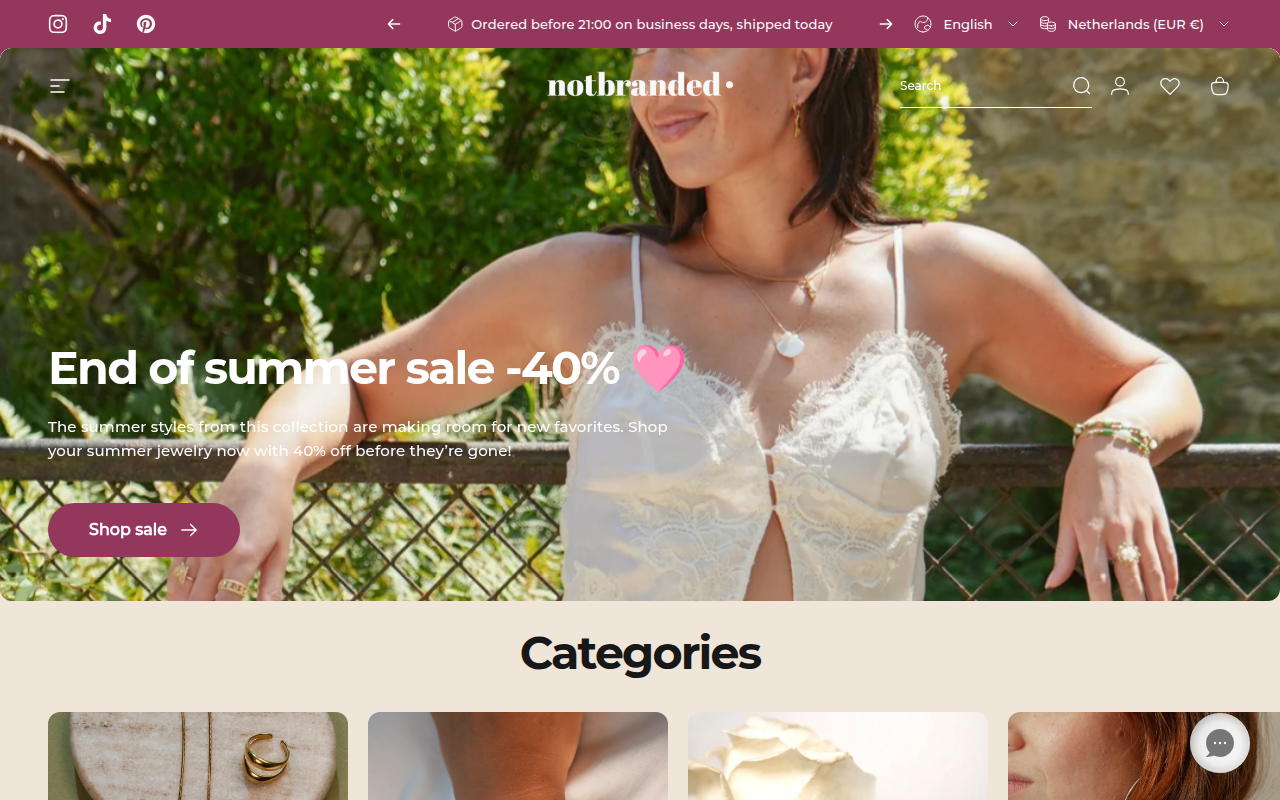 Screenshot van notbranded.com