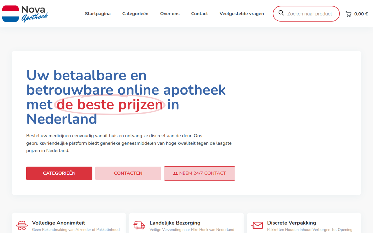 Screenshot van novaapotheek.com