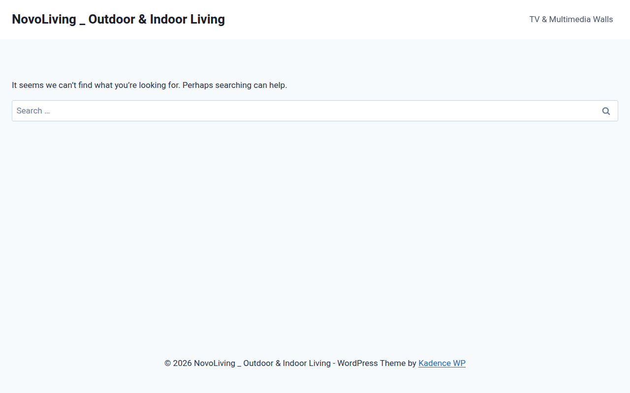 Screenshot van novoliving.nl