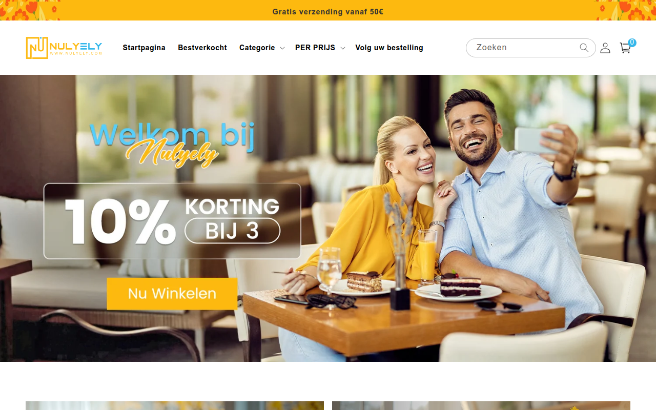 Screenshot van nulyely.com