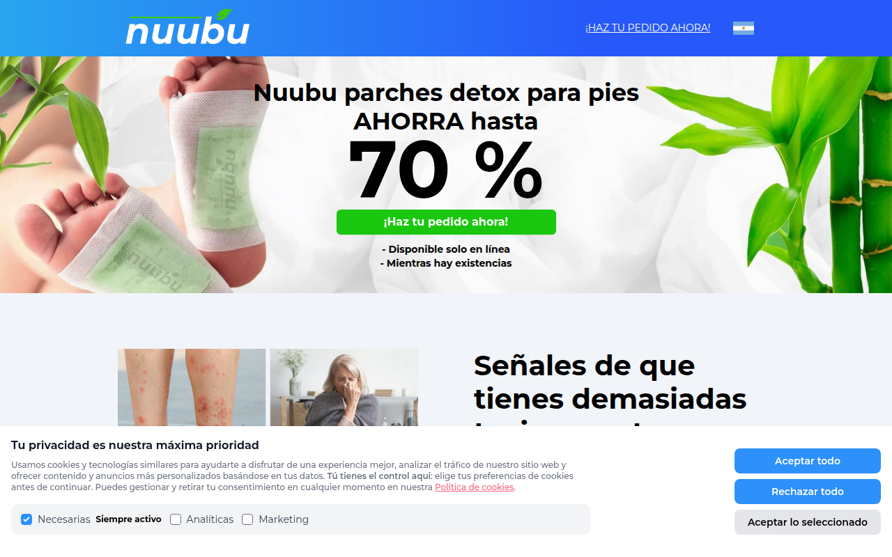 Screenshot van nuubuofficial.com
