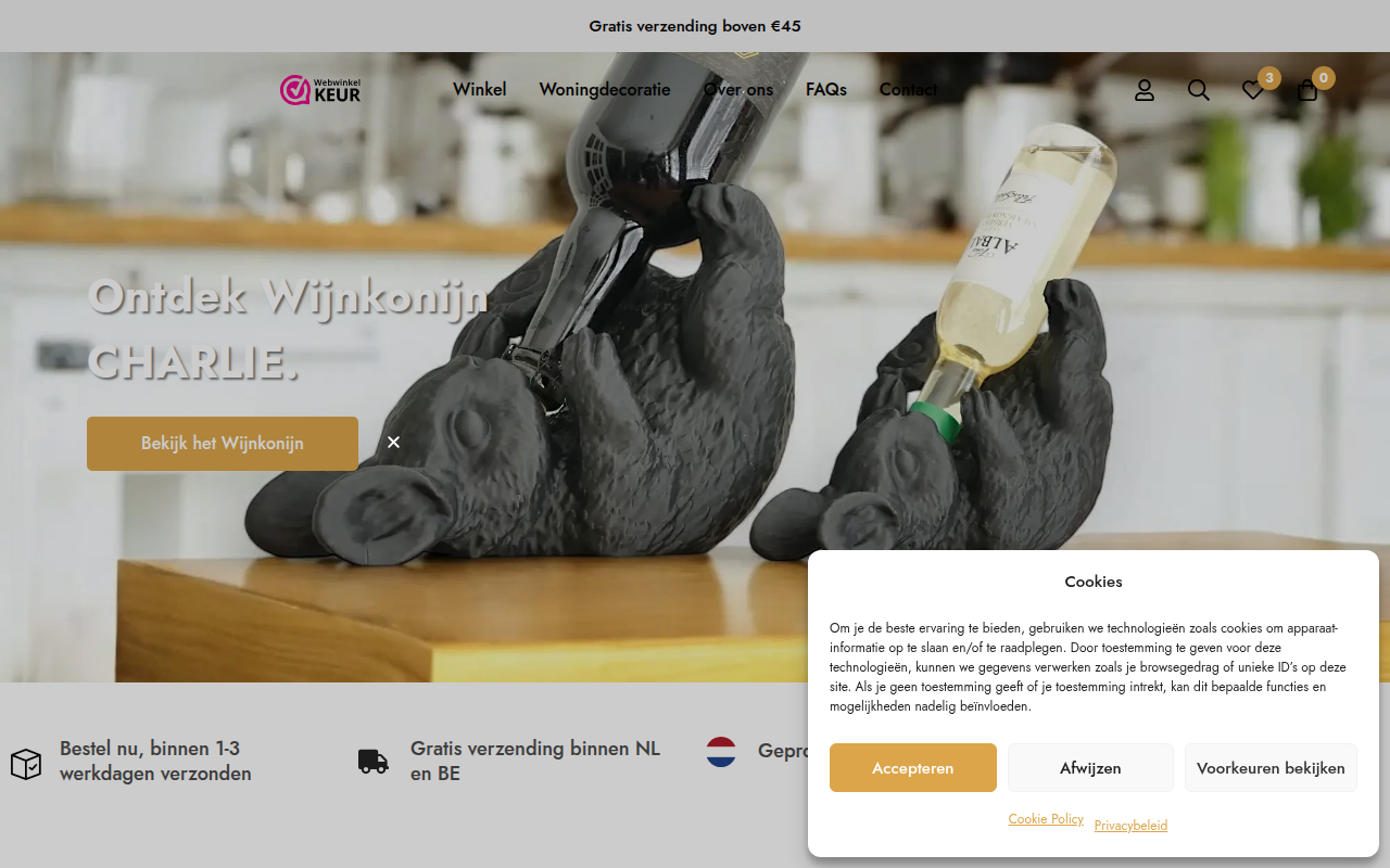 Screenshot van oceldesign.com