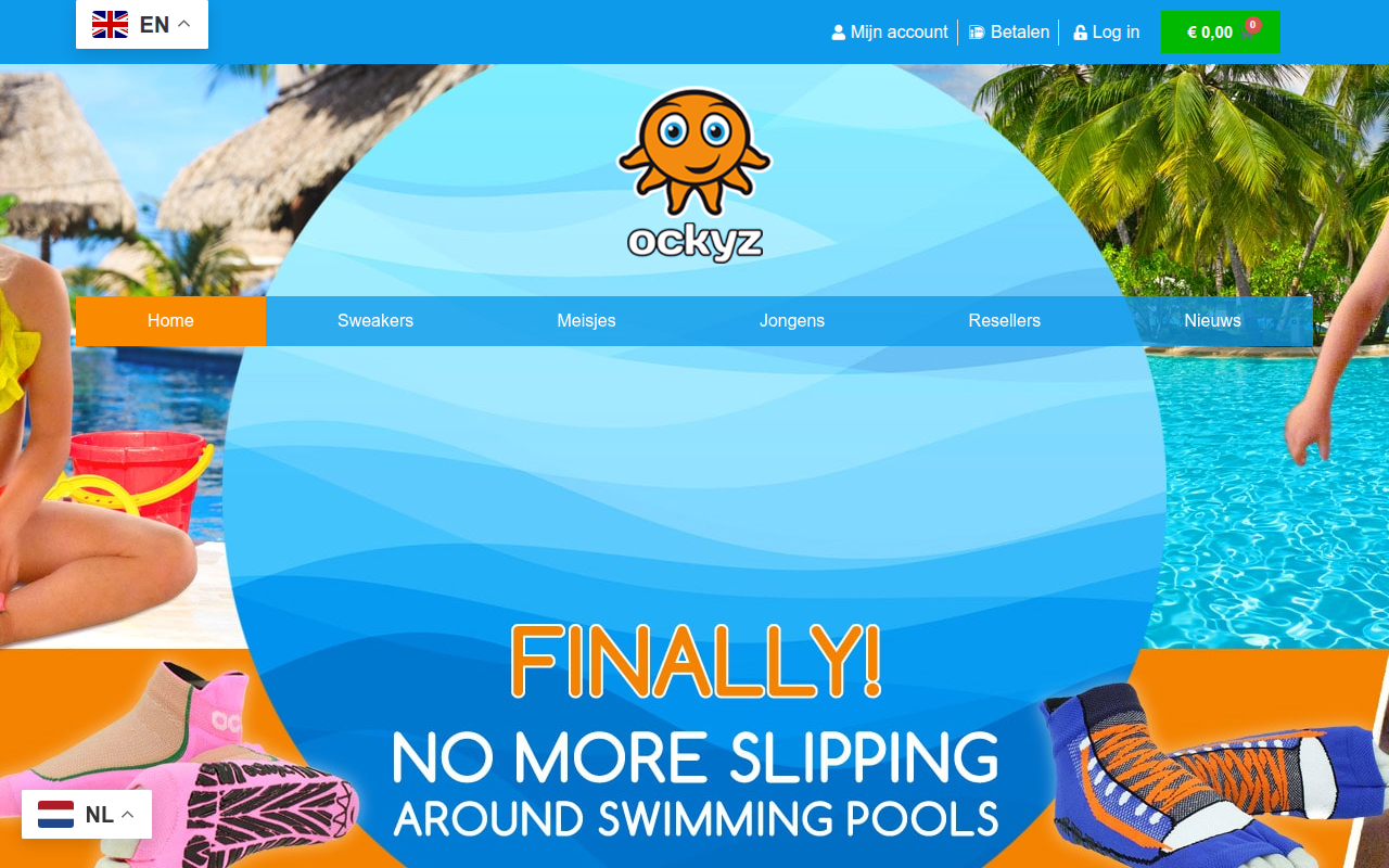 Screenshot van ockyz.com