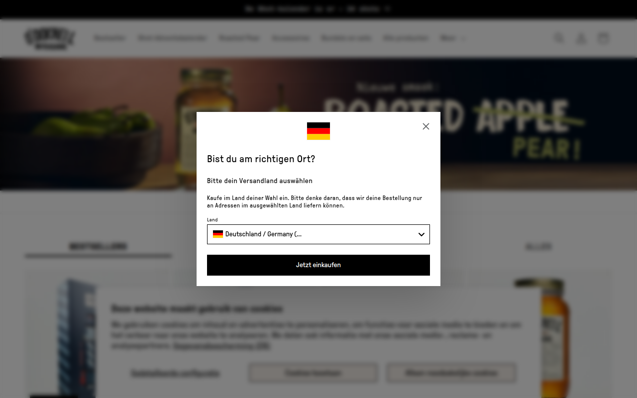 Screenshot van odonnell.nl