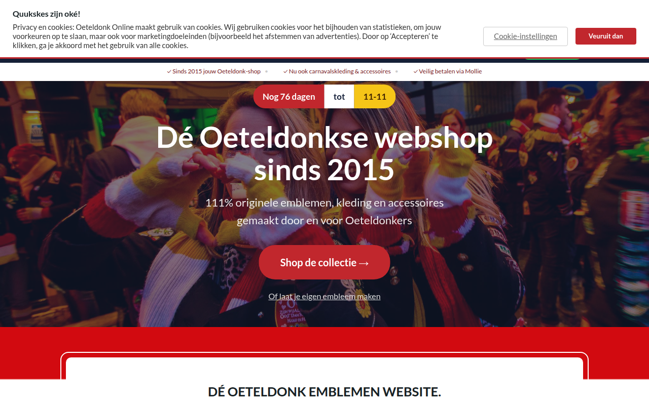 Screenshot van oeteldonkonline.shop