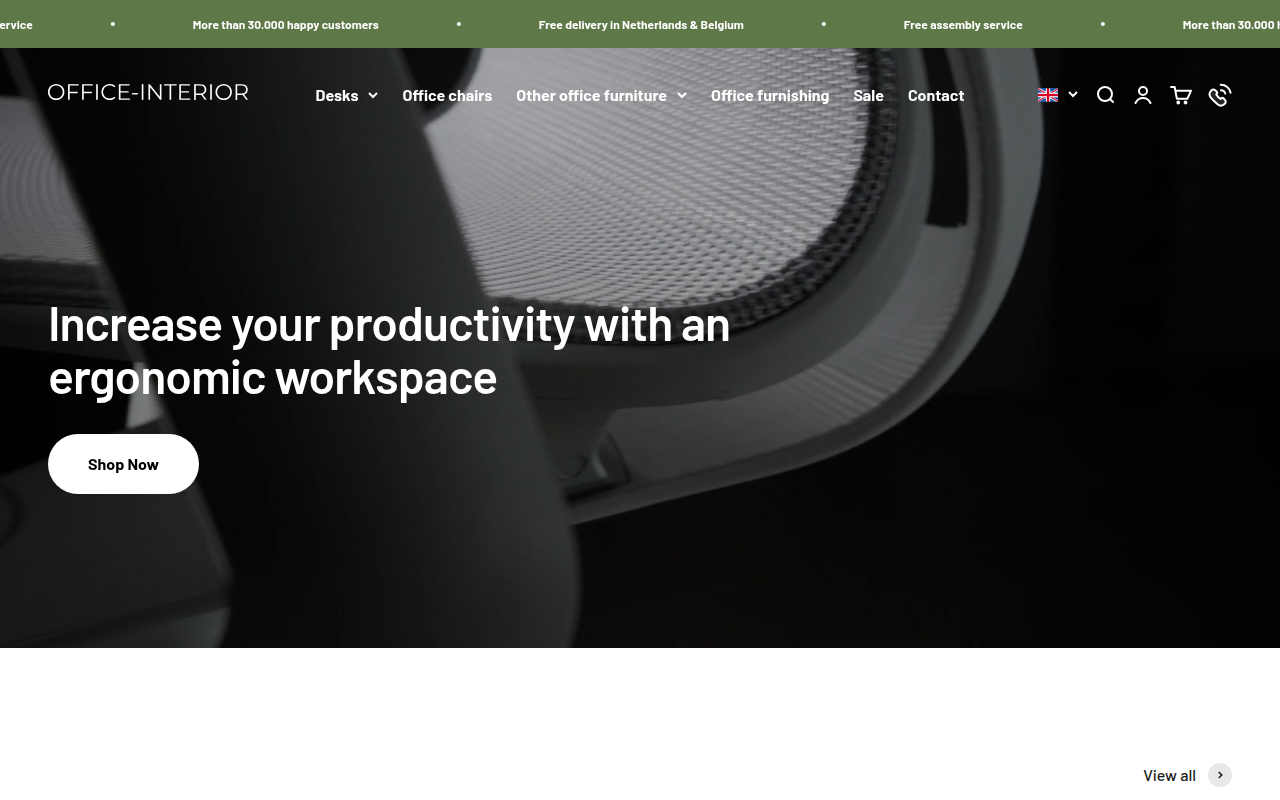 Screenshot van office-interior.com