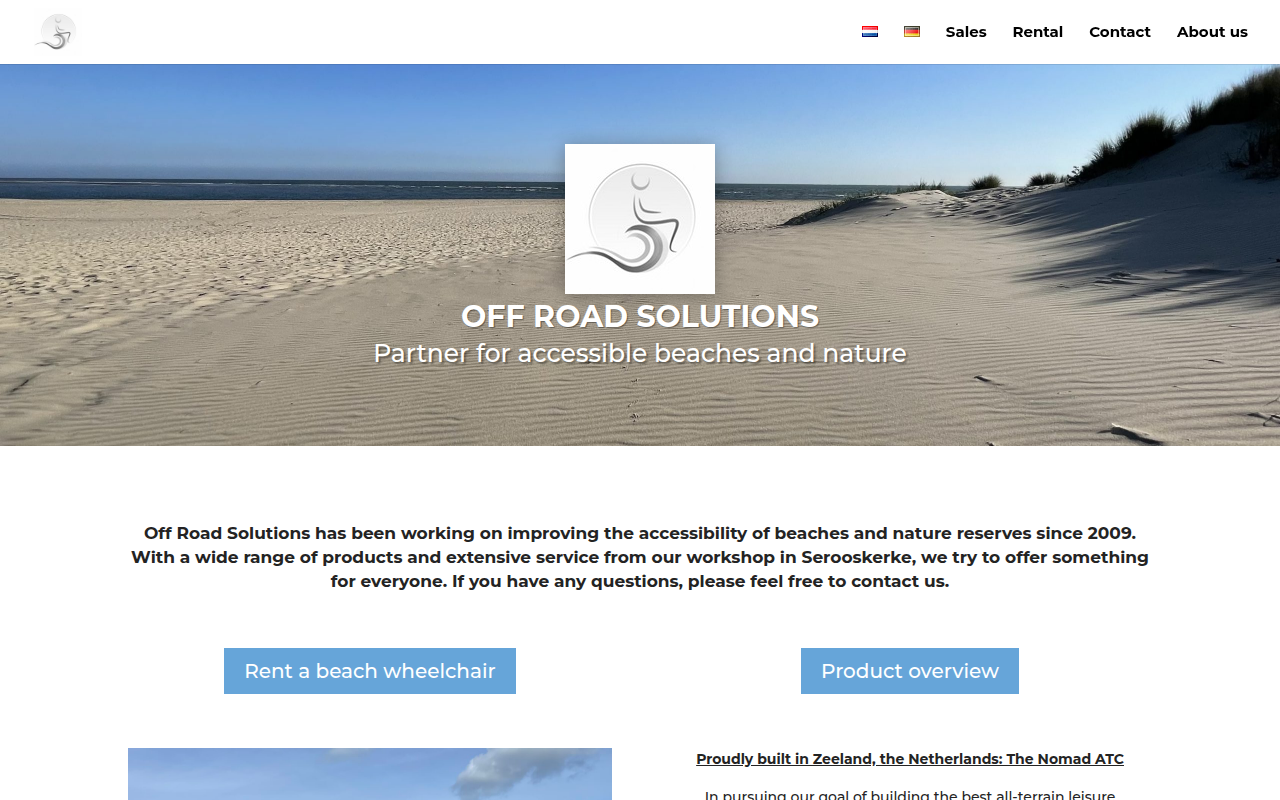 Screenshot van offroadsolutions.nl