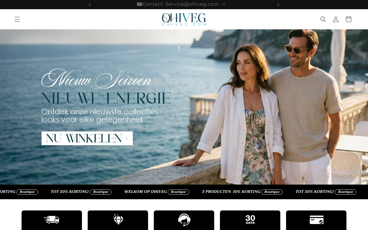 Screenshot van ohiveg.com