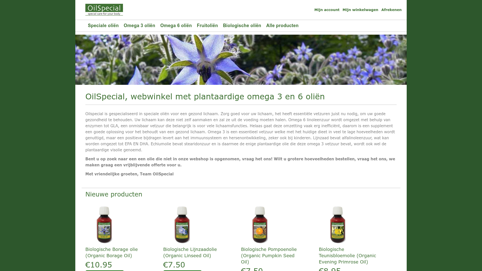 Screenshot van oilspecial.com