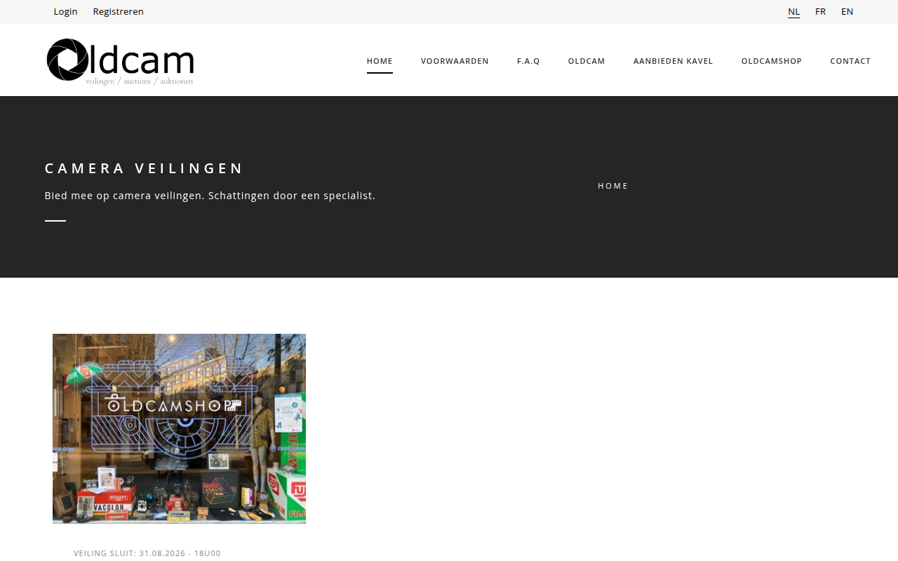 Screenshot van oldcam.be