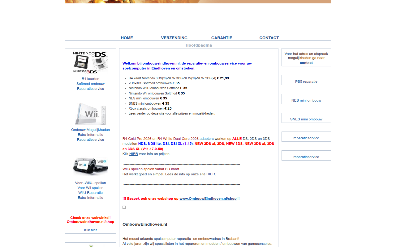Screenshot van ombouweindhoven.nl