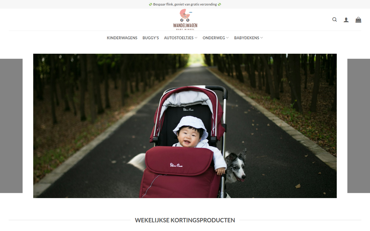 Screenshot van onderwegbaby.com