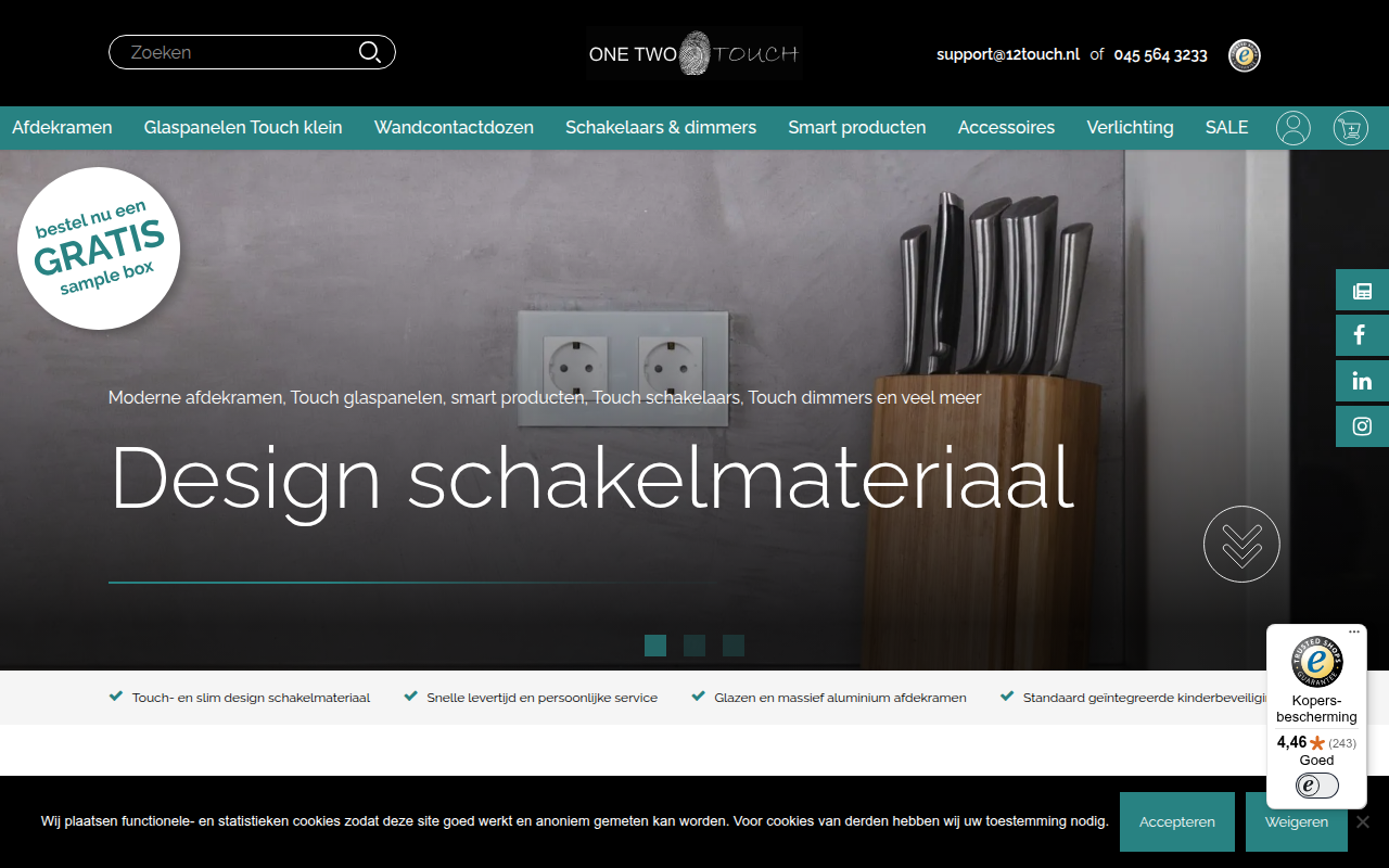 Screenshot van one-two-touch.com