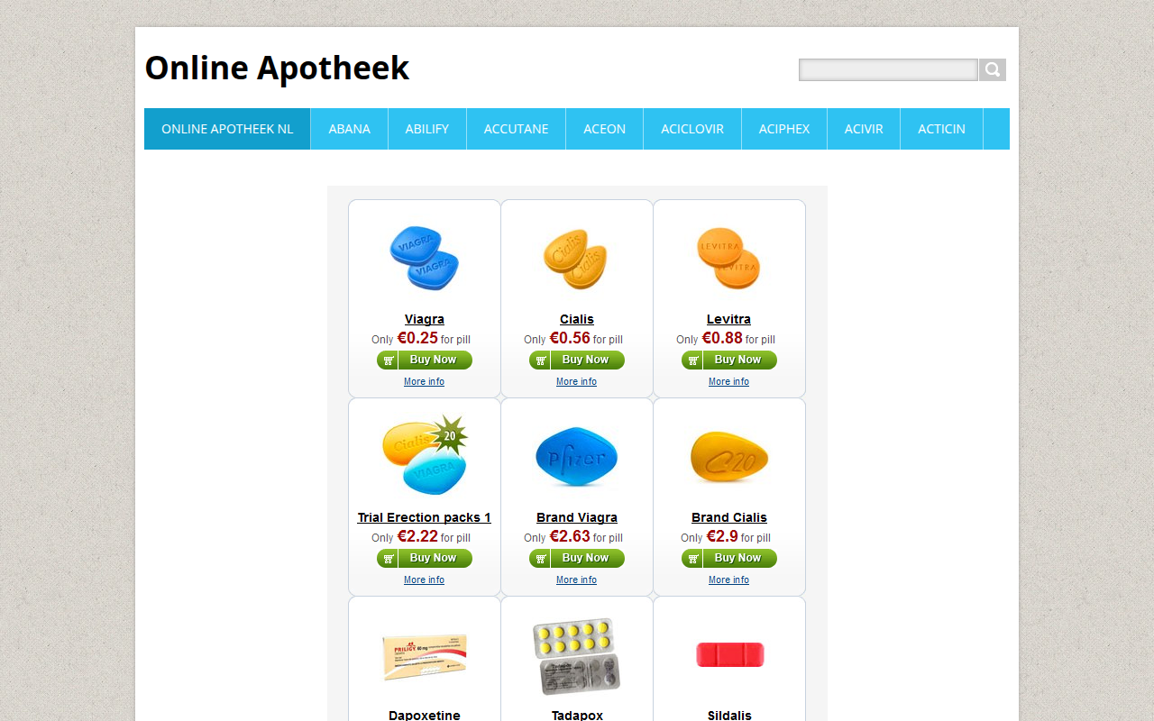 Screenshot van Webnode