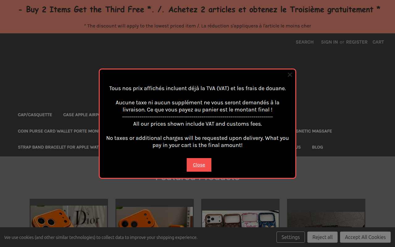 Screenshot van onlineboutikstore.com
